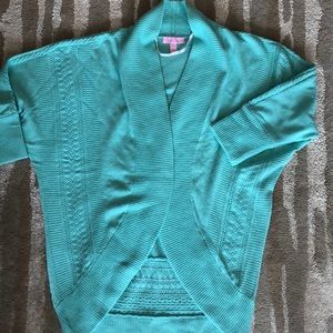 Lilly Pulitzer Seafoam Pointelle Cardigan Sweater